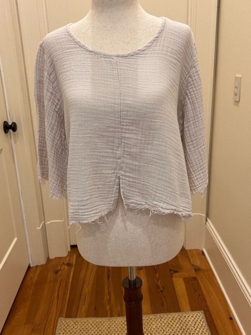 Stark X Top XS - Cotton Gauze - Cream -